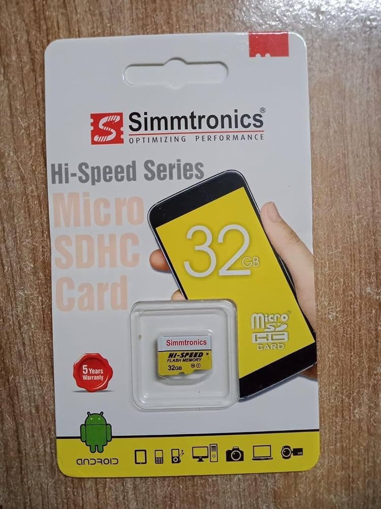 32 GB Micro SDXC Memory Card Class 10 High Speed Flash Memory Card for Smartphone, Tablet, Camera, Drone & CCTV